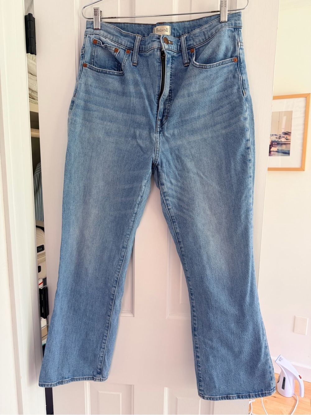 Madewell Light Blue Wide-Leg Jeans